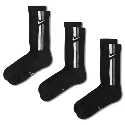 Nike Unisex Everyday Elevated Crew Socks (3 Pairs) In Multi