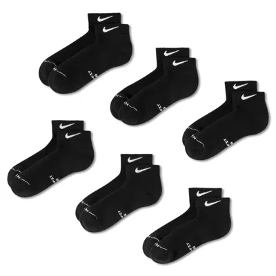 Nike Unisex Everyday Elevated Low Socks (6 Pairs) In Multi