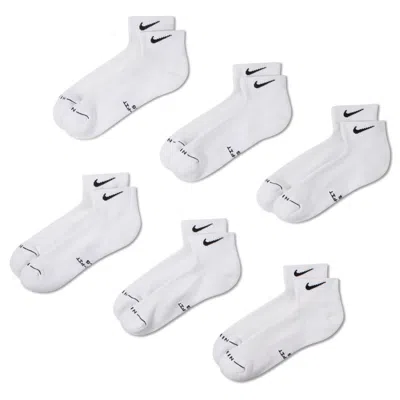 Nike Unisex Everyday Elevated Low Socks (6 Pairs) In White