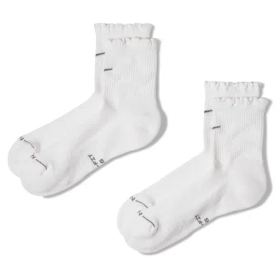 Nike Unisex Everyday Elevated Mid-crew Socks (2 Pairs) In Red