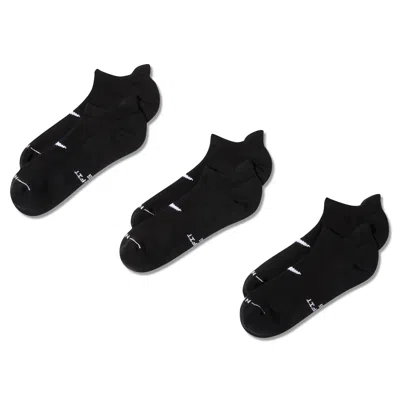 Nike Unisex Everyday Elevated No-show Socks (3 Pairs) In Black