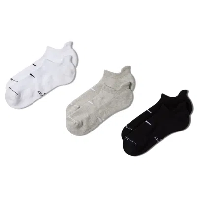 Nike Unisex Everyday Elevated No-show Socks (3 Pairs) In Multi