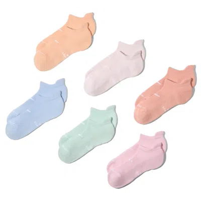 Nike Unisex Everyday Elevated No-show Socks (6 Pairs) In Multi