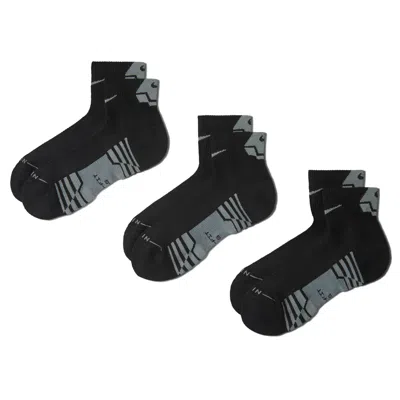 Nike Unisex Everyday Elevated Sport Ankle Socks (3 Pairs) In Multicolor