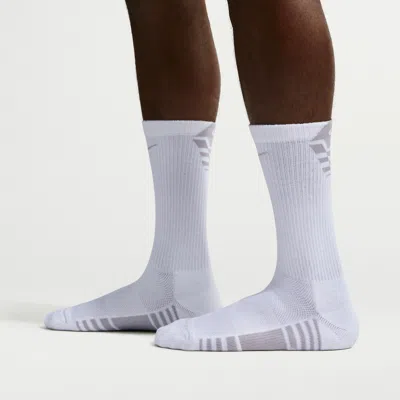 Nike Unisex Everyday Elevated Sport Crew Socks (3 Pairs) In White