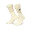 Nike Unisex Everyday Essentials Fair Isle Crew Socks (1 Pair) In White