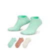 Nike Unisex Everyday Plus Cushion Training No-show Socks (3 Pairs)