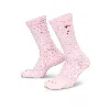 Nike Unisex Everyday Plus Cushioned Crew Socks (1 Pair) In Pink