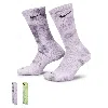 Nike Unisex Everyday Plus Cushioned Crew Socks (2 Pairs) In Multicolor