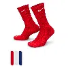 Nike Unisex Everyday Plus Cushioned Training Crew Socks (3 Pairs) In Multicolor