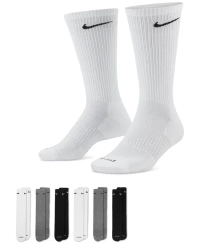 Nike Everyday Cushioned 6 Pack Crew Socks In Multi