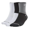 Nike Unisex Everyday Plus Lightweight Sports Socks 3 Packs Black/white/grey In Multi