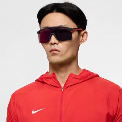 Nike Unisex Expedition Shield Mirrored Sunglasses In Grey