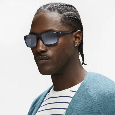 Nike Unisex Fire Large Polarized Sunglasses In Blue