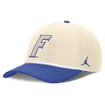 Nike Unisex Florida Primetime Rope 2-tone Rise Jordan Brand College Adjustable Hat In Neutral