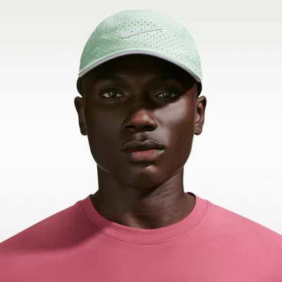 Nike Unisex Fly Dri-fit Adv Unstructured Reflective Cap In Green