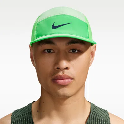 Nike Unisex Fly Dri-fit Unstructured Swoosh Cap In Green