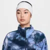 Nike Unisex Fury Elevate Dri-fit Extra-wide Headband In Sail