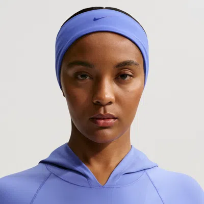 Nike Unisex Fury Elevate Dri-fit Headband In Blue