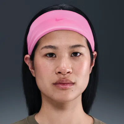 Nike Unisex Fury Elevate Dri-fit Headband In Pink