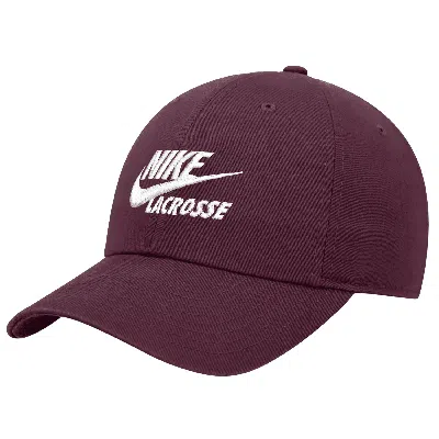 Nike Unisex Futura Lacrosse Cap In Red
