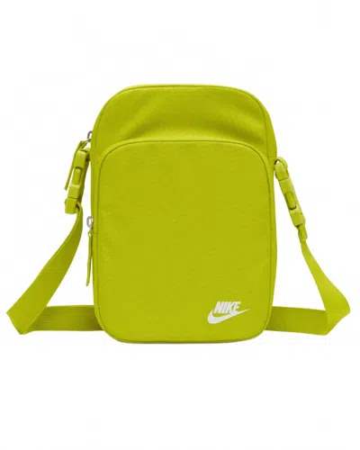 Nike Unisex Heritage Crossbody Bag In Bright Cactus In Multi