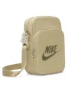 Nike Unisex Heritage Shoulder Crossbody Bag In Olive Sparkle In Multi
