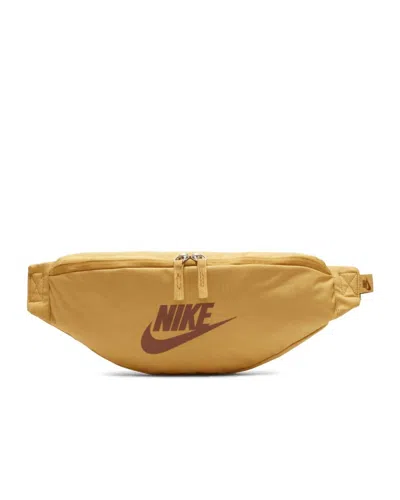 Nike Unisex Heritage Waistpack Bag In Wheat Gold In Multi