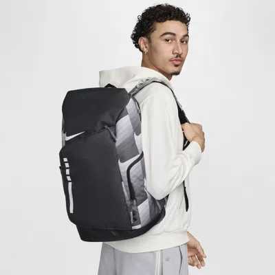 Nike Unisex Hoops Elite Printed Backpack (32l) In Gray