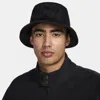 Nike Unisex Life Apex Reversible Bucket Hat In Black