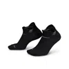 Nike Unisex Lightweight Running No-show Socks (1 Pair) In Black