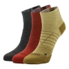Nike Unisex Logo Sports Socks 3 Packs Brown/red/black Multi-color