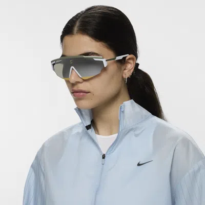 Nike Unisex Marquee Edge Mirrored Sunglasses In Grey
