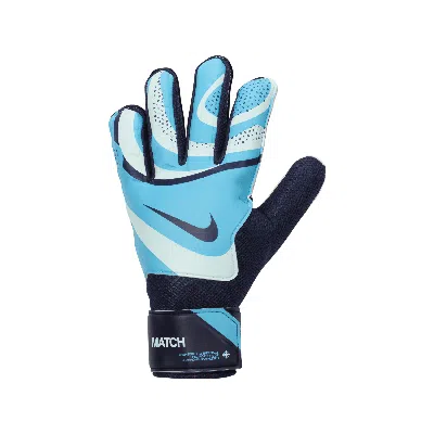 Nike Unisex Match Soccer Goalkeeper Gloves In Blue