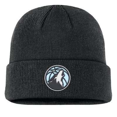 Nike Unisex Minnesota Timberwolves Terra City Edition Nika Nba Beanie In Black