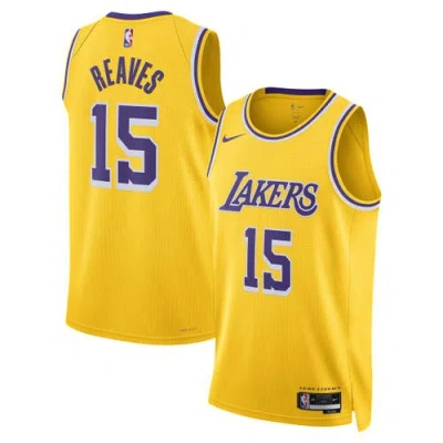 Nike Unisex  Austin Reaves Gold Los Angeles Lakers Swingman Jersey