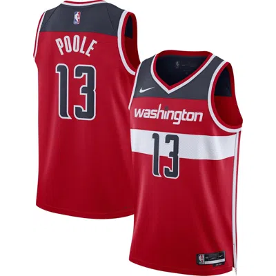 Nike Unisex  Jordan Poole Red Washington Wizards Swingman Jersey