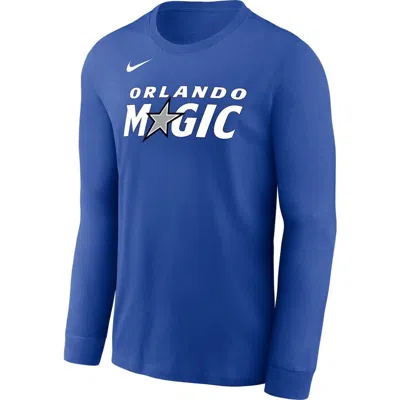 Nike Unisex   Royal Orlando Magic Legend Performance Long Sleeve T-shirt