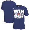Nike Unisex  Rush Blue New York Knicks 2025 Nba Playoffs On-court Mantra T-shirt