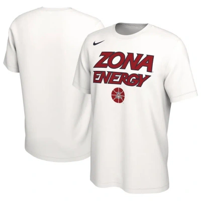 Nike Unisex   White Arizona Wildcats 2024 On-court Bench Energy T-shirt
