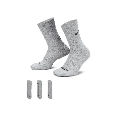 Nike Unisex Nocta Crew Socks (3 Pairs) In Multicolor