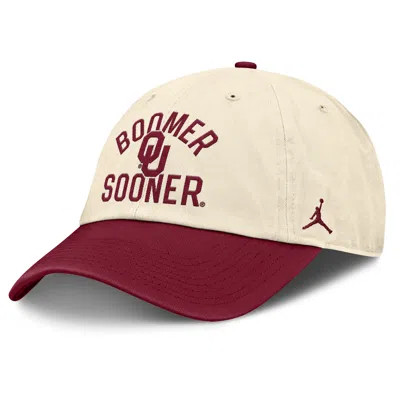 Nike Unisex Oklahoma Primetime 2-tone Club Jordan Brand College Adjustable Hat In Multi