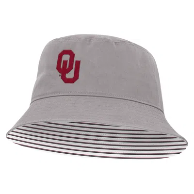 Nike Unisex Oklahoma Primetime Apex Jordan Brand College Bucket Hat In Gray
