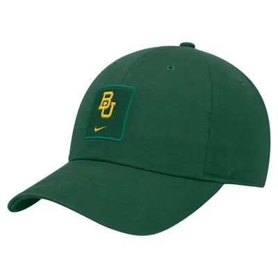 Nike Unisex On-field Club (baylor Bears) Adjustable Cap In Green