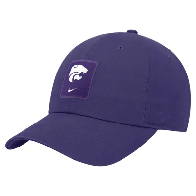 Nike Unisex On-field Club (kansas State Wildcats) Adjustable Cap In Purple