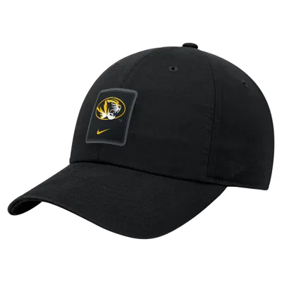 Nike Unisex On-field Club (missouri Tigers) Adjustable Cap In Black