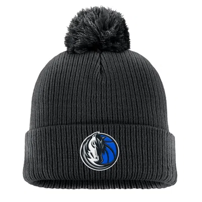 Nike Unisex Peak (dallas Mavericks) Nba Beanie In Black