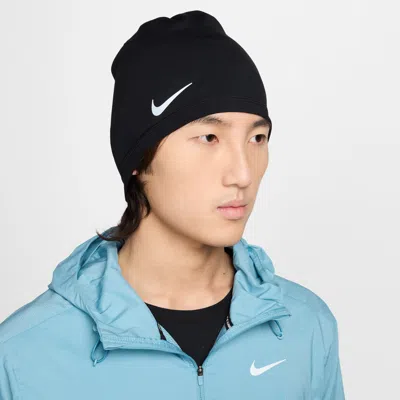 Nike Unisex Peak Dri-fit Running Beanie In Black