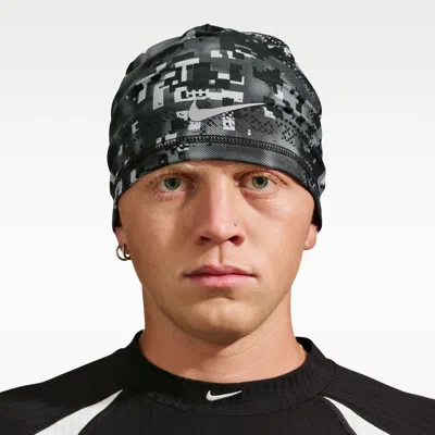 Nike Unisex Peak Dri-fit Uncuffed Beanie In Grey