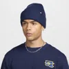 Nike Unisex Peak Futura Beanie In Blue
